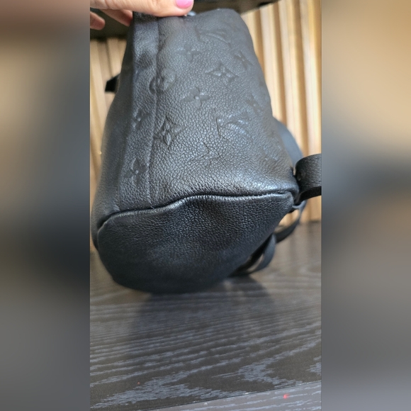 Louis Vuitton Sorbonne Monogram Empreinte Leather Backpack Black Noir main image 11